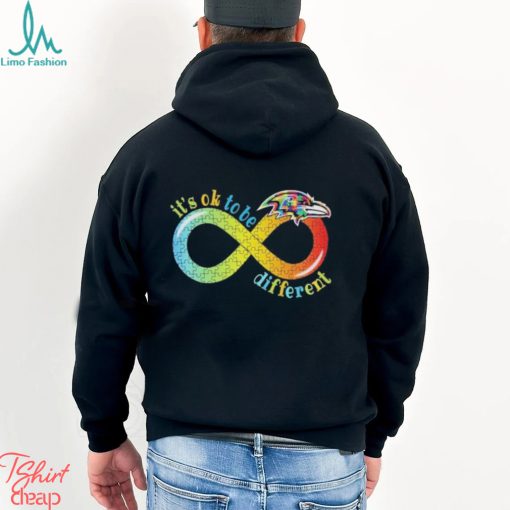 Baltimore Ravens It’s Ok To Be Different Autism Infinity T Shirt