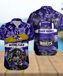 Baltimore Ravens Nfl 3D Hawaiian Shirt 04 Men And Women For Fans - Limotees