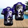 Baltimore Ravens NFL Team Logo Baby Yoda Hawaiian Shirt