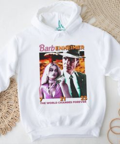 Barbenheimer The World Changes Forever shirt