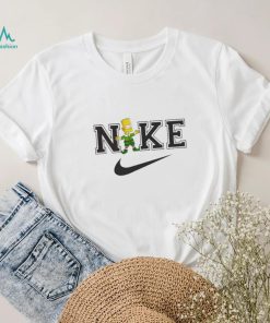 Bart Simpson In Grinch Christmas Nike Logo Shirt