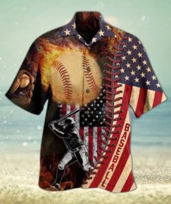 Baseball Nothing More American Than Baseball Edition Hawaiian Shirt