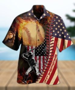 Baseball Nothing More American Than Baseball Edition Hawaiian Shirt