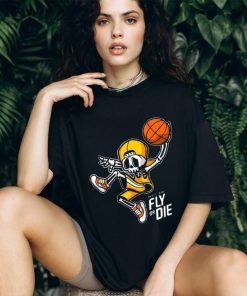 Basketball – Basketbone Fly Or Die Funny Gift Essential Tee T Shirt