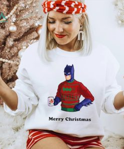 Batman Movie Characters Christmas T Shirt, Santa Batman Christmas T Shirt, Batman Fans Shirt