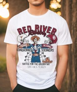 Battle For The Golden Hat Oct 7 Texas Longhorns Vs Oklahoma Sooners T Shirt