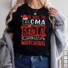 Be Nice To The Teacher Santa Is Coming Funny Christmas Xmas Unisex Shirt