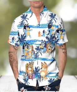 Beach Aloha Bluey Hawaiian Shirt Beach Gift For Him