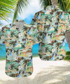 Beach Aloha Bluey Hawaiian Shirt Best Gift For Adult Cartoon Lovers