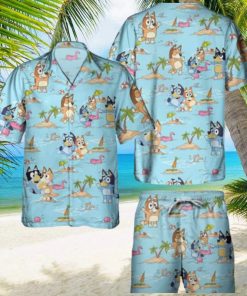 Beach Aloha Bluey Hawaiian Shirt Gift For Summer Holiday