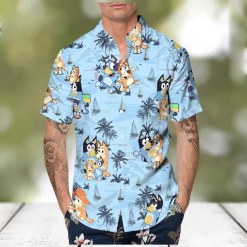 Beach Aloha Bluey Hawaiian Shirt Summer Gift For Friend