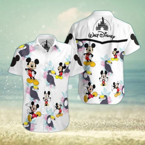 Beach Aloha Mickey Mouse Hawaiian Shirt Practical Beach Gift