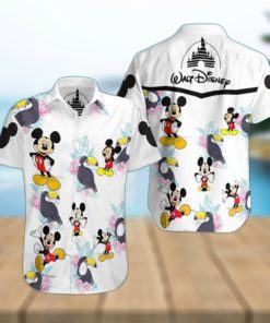 Beach Aloha Mickey Mouse Hawaiian Shirt Practical Beach Gift