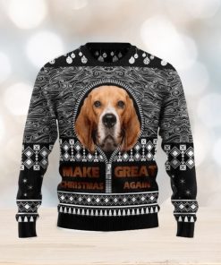 Beagle Make Great Again Ugly Christmas Sweater 3D Gift Christmas Funny