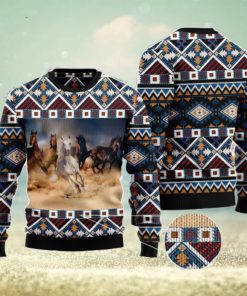 Beautiful Horses Ugly Christmas Sweater AOP All Over Printed Sweater