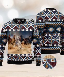 Beautiful Horses Ugly Christmas Sweater AOP All Over Printed Sweater