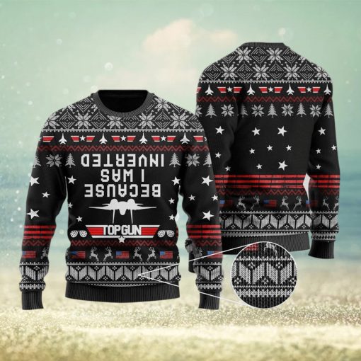 Because I Was Inverted Ugly Christmas Sweater 3D All Over Print Christmas Gift