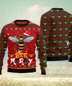 Bee Merry Ugly Christmas Sweater AOP All Over Printed Sweater