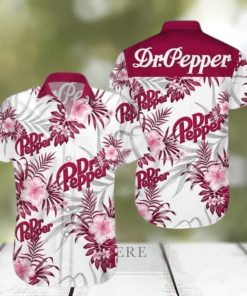 Beer Dr Pepper Hawaiian Shirt Aloha Shirt Dr Pepper Tropical Flower Beer Lovers Gift