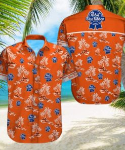 Beer Pabst Blue Ribbon Hawaiian Shirt Aloha Shirt Gift For Beach Trip