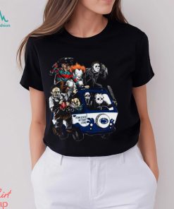 Best penn State Nittany Lions Horror Movies Characters Bus Halloween 2023 Shirt