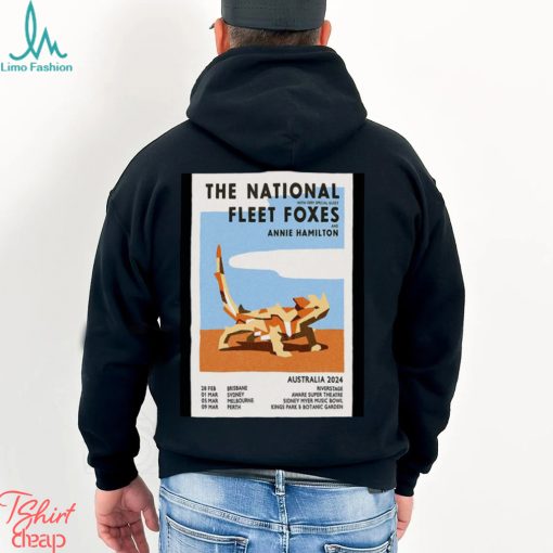 Best the national australia 2024 tour poster shirt