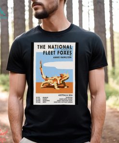 Best the national australia 2024 tour poster shirt