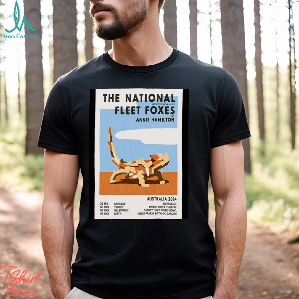 Best the national australia 2024 tour poster shirt Best the national australia 2024 tour poster shirt