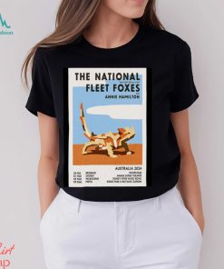 Best the national australia 2024 tour poster shirt