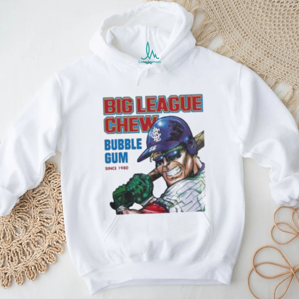 Official big league chew bubble gum since 1980 vintage shirt, hoodie,  sweater, long sleeve and tank top