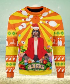 Big Lebowski Hippie Ugly Christmas Sweater Xmas Gift Men And Women Christmas Sweater