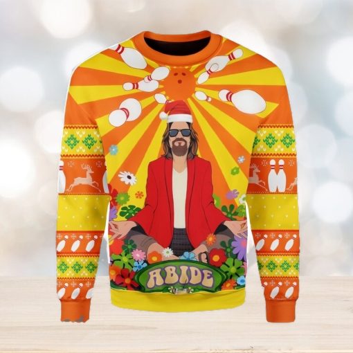 Big Lebowski Hippie Ugly Christmas Sweater Xmas Gift Men And Women Christmas Sweater