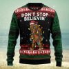 Mark It Zero The Big Lebowski Pine Tree And Snowflake Womens Ugly Sweater