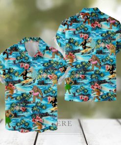 Bigfoot Hawaiian Shirt Sasquatch Tropical Summer Aloha Shirt S 5Xl