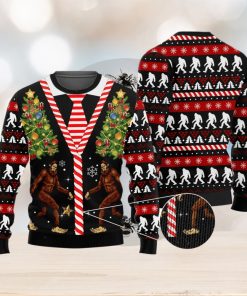 Bigfoot Pattern Cute Ugly Christmas Sweater Unisex 3D Sweater Christmas Gift