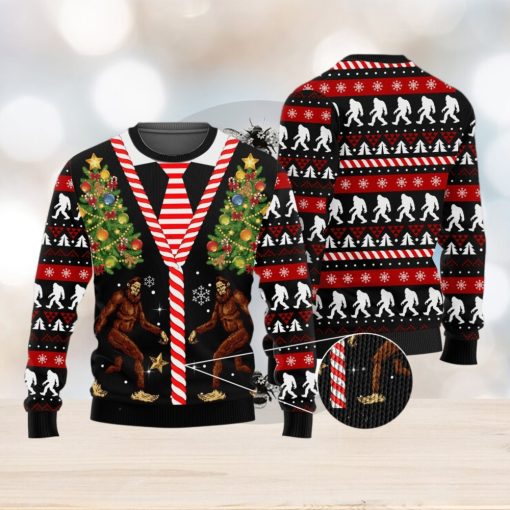 Bigfoot Pattern Cute Ugly Christmas Sweater Unisex 3D Sweater Christmas Gift