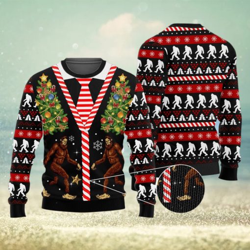 Bigfoot Pattern Cute Ugly Christmas Sweater Unisex 3D Sweater Christmas Gift