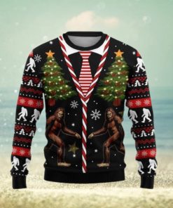 Bigfoot Ugly Christmas Sweater For Men And Women