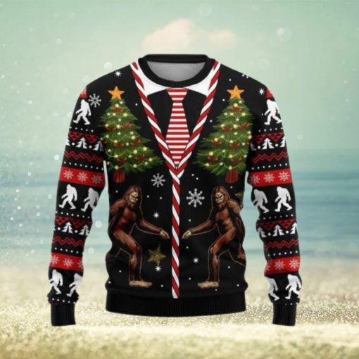 Bigfoot Ugly Christmas Sweater For Men And Women