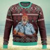 Dolphin Riding The Waves With Santa Ugly Sweater For Christmas