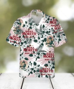 Birra Moretti Flowers Pattern Summer Hawaiian Shirt