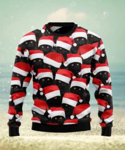 Black Cat Group Christmas 3D Sweater Gift For Christmas Holidays