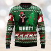 Michigan Wolverines Football Team Logo Custom Name Christmas Gift All Over Print Ugly Christmas Sweater