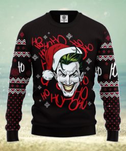 Black Joker Ugly Christmas Sweater Amazing Gift Men And Women Christmas Gift