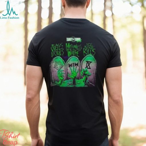 Black Veil Brides Tour 2023 Setlist Merch, Trinity Of Terror Tour Shirt, Trinity Of Terror Shirt, Black Veil Brides T Shirt