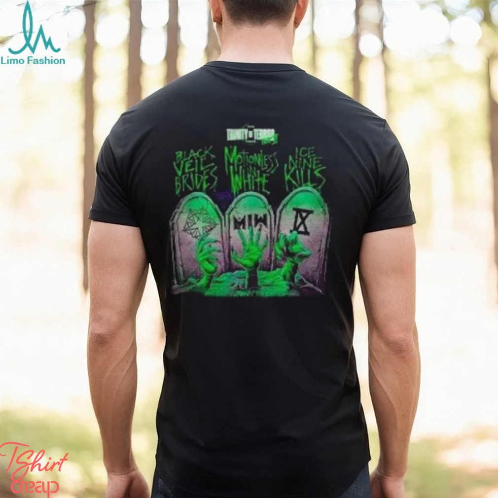 Black Veil Brides Tour 2023 Setlist Merch, Trinity Of Terror Tour Shirt, Trinity Of Terror Shirt, Black Veil Brides T Shirt Black Veil Brides Tour 2023 Setlist Merch, Trinity Of Terror Tour Shirt, Trinity Of Terror Shirt, Black Veil Brides T Shirt