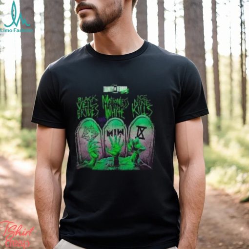 Black Veil Brides Tour 2023 Setlist Merch, Trinity Of Terror Tour Shirt, Trinity Of Terror Shirt, Black Veil Brides T Shirt