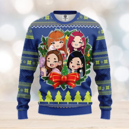 Blackpink New Chibi 1 Ugly Christmas Sweater Amazing Gift Men And Women Christmas Gift