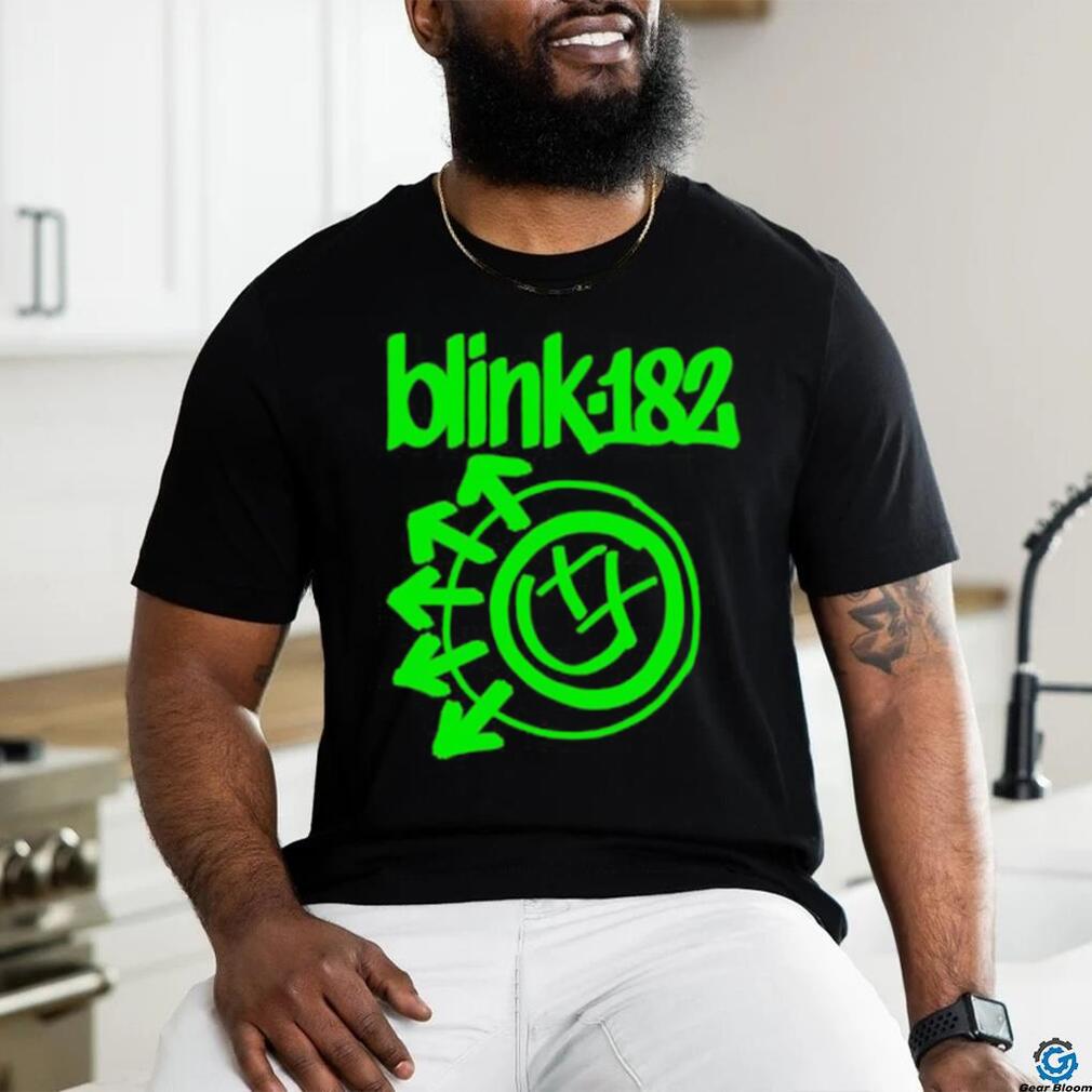 Blink 182 One More Time Green Logo Cassette Shirt Blink 182 One More Time Green Logo Cassette Shirt