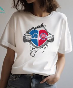 Blood Inside Me Detroit Tigers And Detroit Pistons 2023 t shirt